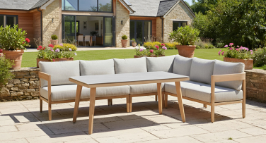 Zahradní sedací set Hillston5 Woodlook s vysokým stolem