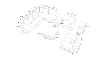 Sedací souprava Mito6