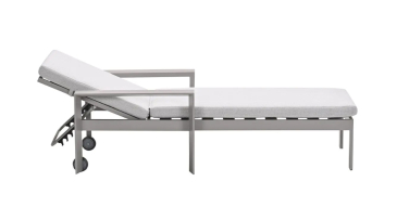 Hliníkové zahradní lehátko Sonoma Lounge Taupe