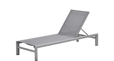 Hliníkové zahradní lehátko Stine Taupe