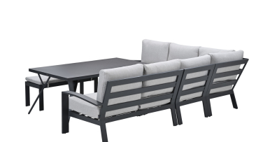 Hliníkový zahradní nábytek Danbury s vysokým stolem