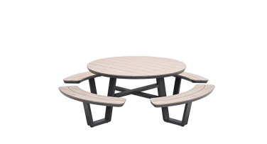 Kulatá venkovní lavice Group