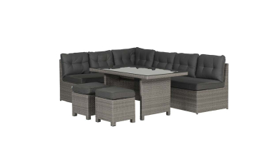 Ratanová zahradní rohová souprava s vysokým stolem Dante7