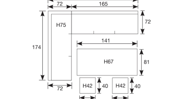 Ratanová zahradní rohová souprava s vysokým stolem Dante7