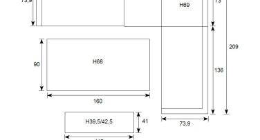 Venkovní sedací souprava Hillston7 WoodLook s vysokým stolem