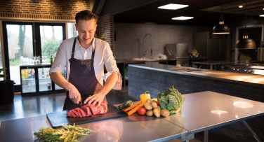 Skládací nerezový stůl SOLID200 | catering a eventy