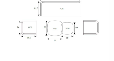 Venkoví sedací souprava Liana5 Rope