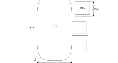 Venkovní jídelní souprava Senta6 Fiberstone