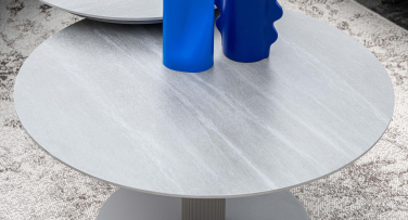 Venkovní kulatý konferenční stolek Dens Ø80