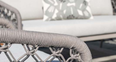 Venkovní sedací set Clestra Rope taupe