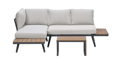 Multifunkční venkovní sedací souprava Riva polywood