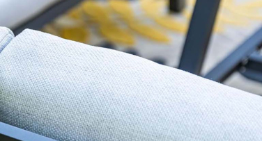 Venkovní hliníková sedací souprava s vysokým stolem Crena5 Woodlook