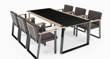 Venovní jídelní souprava Aura Dining6