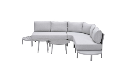 Zahradní rohová sedací souprava Sienna 269cm