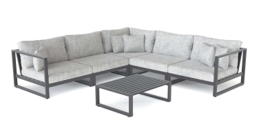 Zahradní hliníková sestava Modern5 Corner