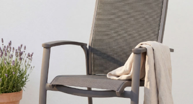 Zahradní jídelní souprava Acco6 Sintered Stone s výsuvným stolem