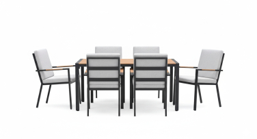 Zahradní jídelní souprava Crena Dining6 Woodlook stůl 160cm