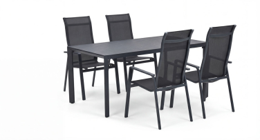 Zahradní jídelní souprava Linea4 hliník