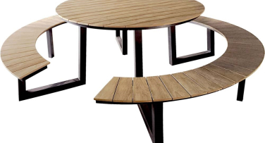 Zahradní lavice Nordica Circle Polywood