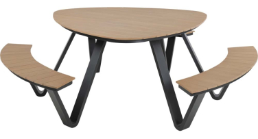Zahradní lavice Nordica Triangular Polywood