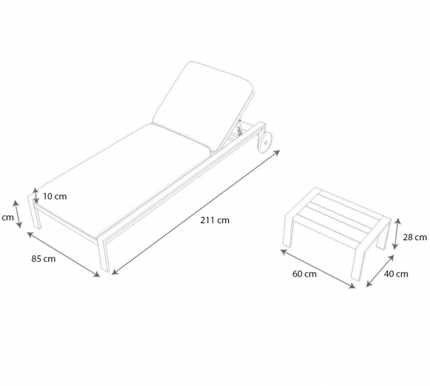 Lehátko Modern Lounger1