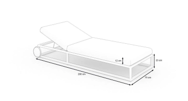 Zahradní lehátko Soyo Lounger