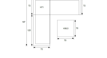 Zahradní rohová sedací souprava Calida5 Corner