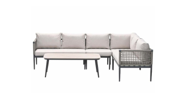 Zahradní rohová sedací souprava Thaka Rope