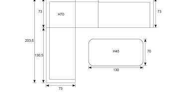 Zahradní rohová sedací souprava Thaka Rope