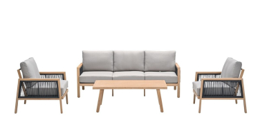 Hliníkový zahradní sedací set Gossau5