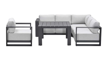 Zahradní sedací souprava Accordia Corner6 s vysokým stolem