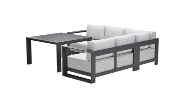 Zahradní sedací souprava Accordia Dining5 s vysokým stolem