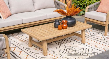 Dřevěná venkovní sedací souprava Valley5 Rope