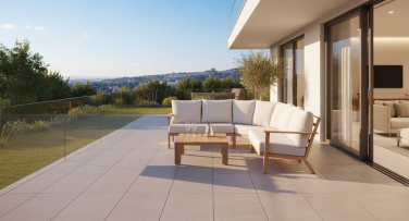 Zahradní sedací souprava Lignum Classic5 Corner Woodlook