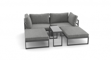 Hliníková zahradní sedací souprava Norton Modular