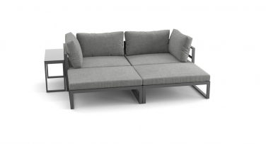 Hliníková zahradní sedací souprava Norton Modular