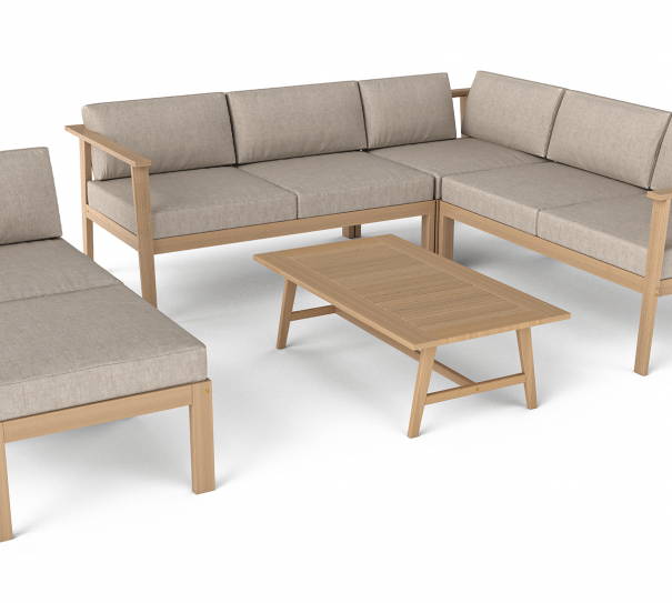 Dřevená zahradní sedací souprava Wood Nikko