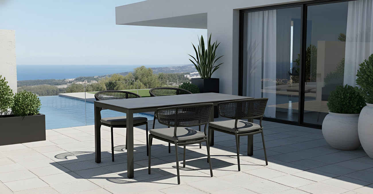 Designový zahradní jídelní set Scalea4 luxusní zahradní nábytek VONE