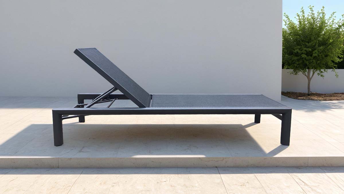 Hliníkové zahradní lehátko Stine