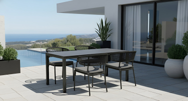 Designový zahradní jídelní set Scalea4 luxusní zahradní nábytek VONE