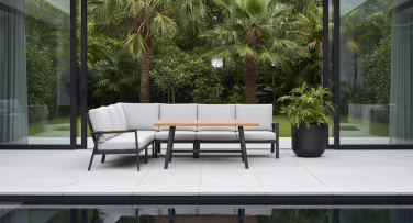 Venkovní hliníková  sedací souprava Crena Corner Woodlook