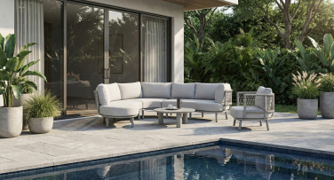 Luxusní zahradní sedací set Serene XL designový zahradní nábytek VONE