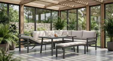 Multifunkční venkovní set s integrovaným lehátkem Carena