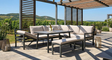 Multifunkční venkovní sedací set Carena