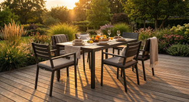 Hliníková zahradní jídelní souprava Martana6