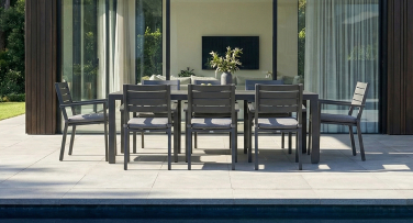 Hliníková zahradní jídelní souprava Martana8