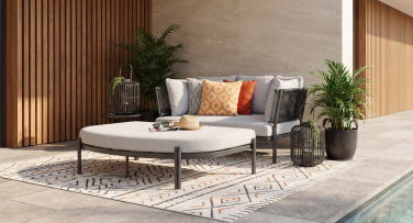 Luxusní zahradní lehátko pro dva zahradní postel Canyon