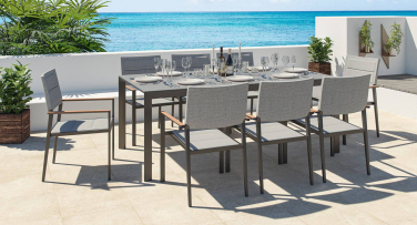 Luxusní zahradní jídelní souprava Geriane Teak