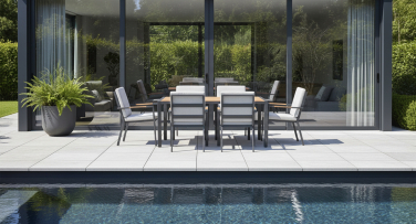 Zahradní jídelní souprava Crena Dining6 Woodlook stůl 160cm