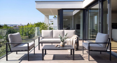 Zahradní nábytek hliniková zahradní sedací souprava Compact5